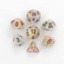 Festive Circus / Black 7 Dice Set - CHX27442